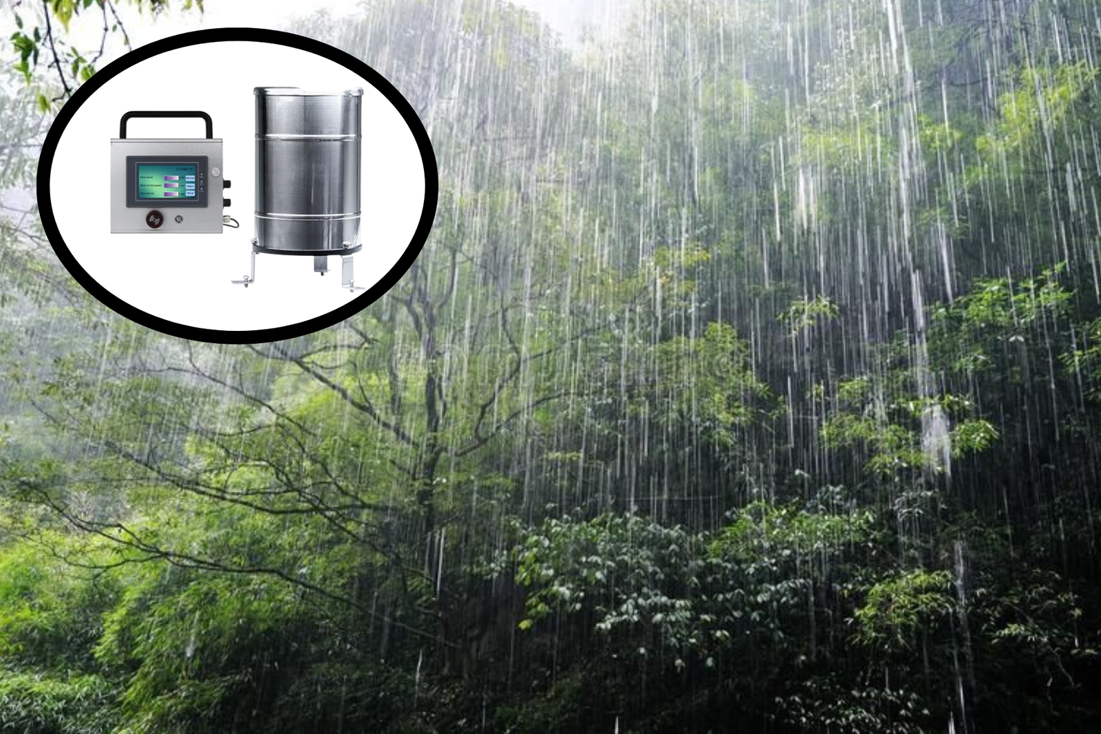 Alat Monitoring Curah Hujan Pada Hutan